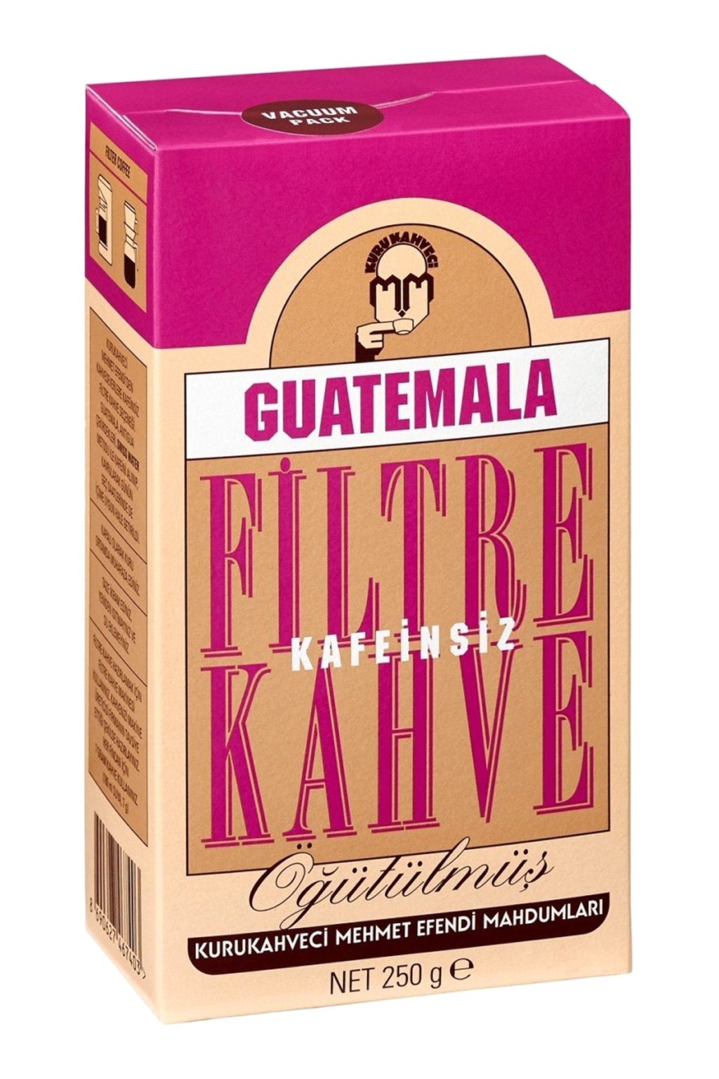Mehmet Efendi Guatemala Kafeinsiz Filtre Kahve 250 G İPEKLİ AVM