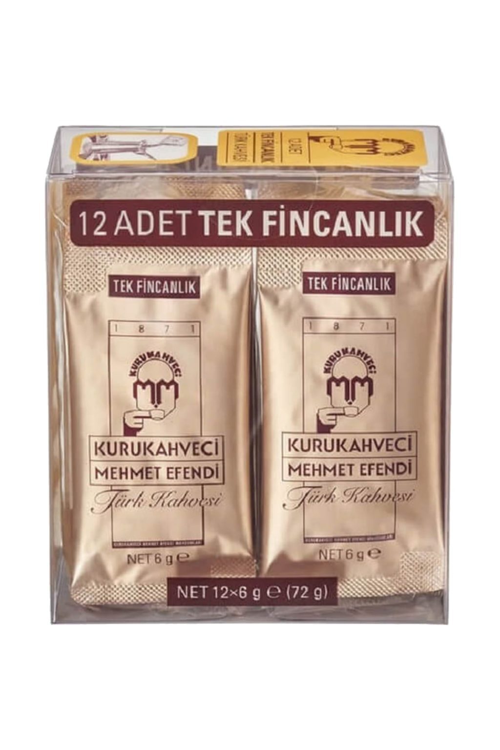 mehmet efendi tek içimlik kahve