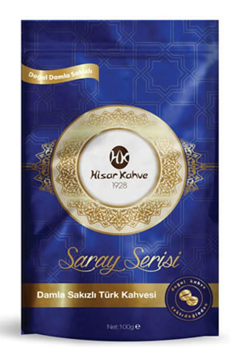 Hisar Kahve Saray Serisi Damla Sakızlı Türk Kahvesi 100 G İPEKLİ AVM