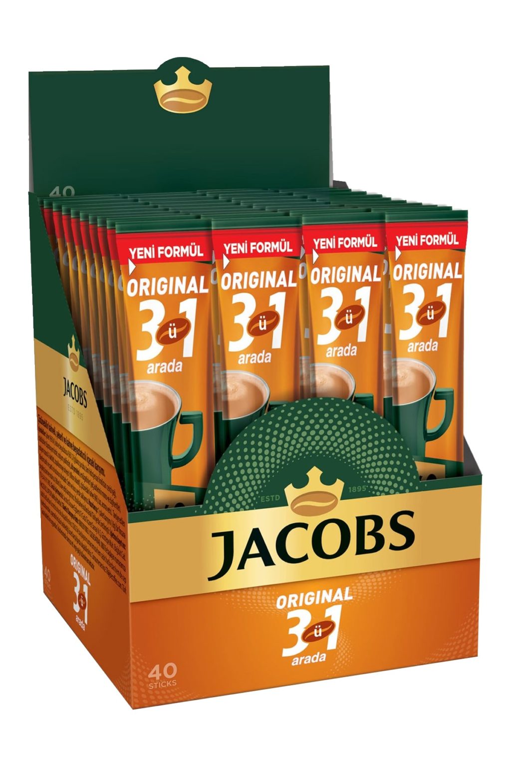 Jacobs 3’ü 1 Arada 16 G x 40 Adet İPEKLİ AVM