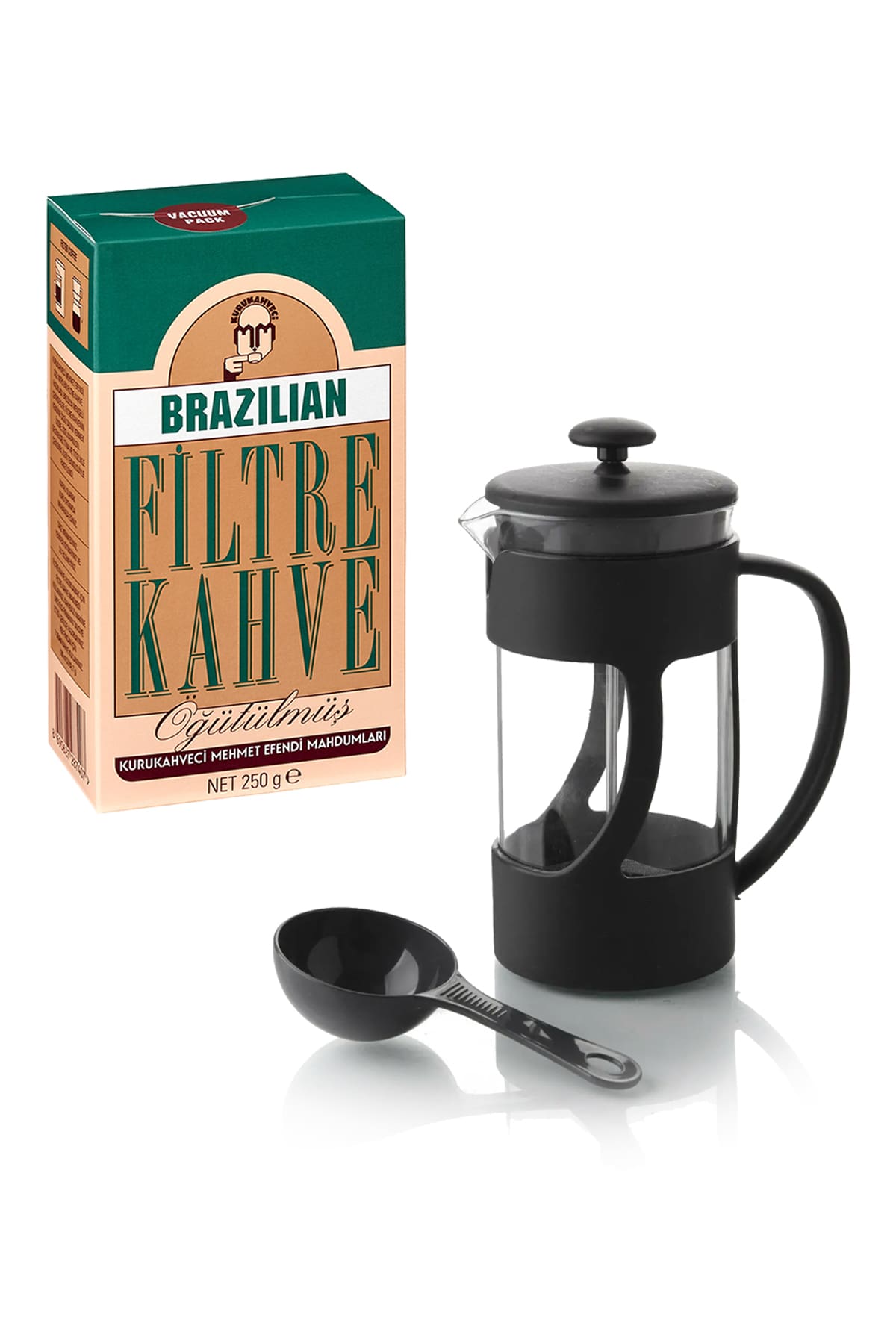 Mehmet Efendi 250 G Brazilian Filtre Kahve 350 ML French Press Hediyeli