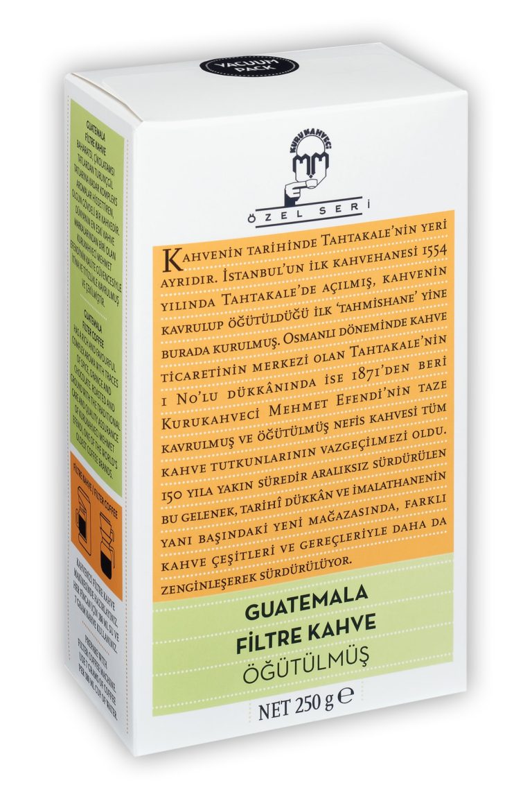 Mehmet Efendi Özel Seri Guatemala Filtre Kahve 250 G İPEKLİ AVM